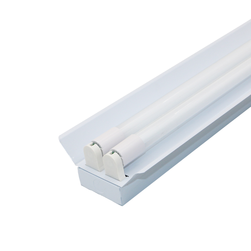 t8LED日光灯支架 单双支带罩高亮吸顶，打造高效应急照明解决方案